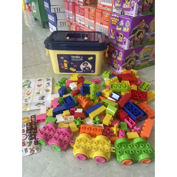 valy lắp ghép lego- hkm similac