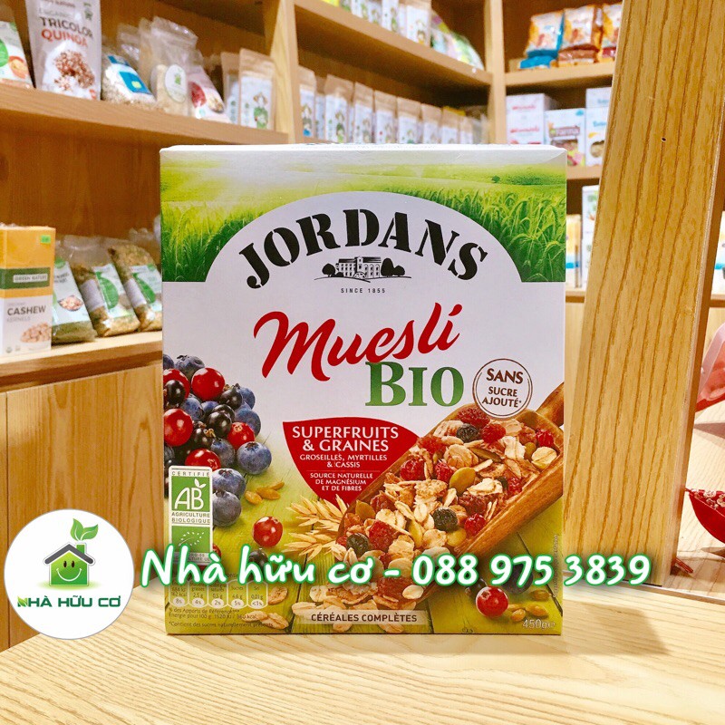 Muesli ăn sáng - Mix SIÊU THỰC PHẨM và hạt dinh dưỡng hữu cơ - Date: 12/2021