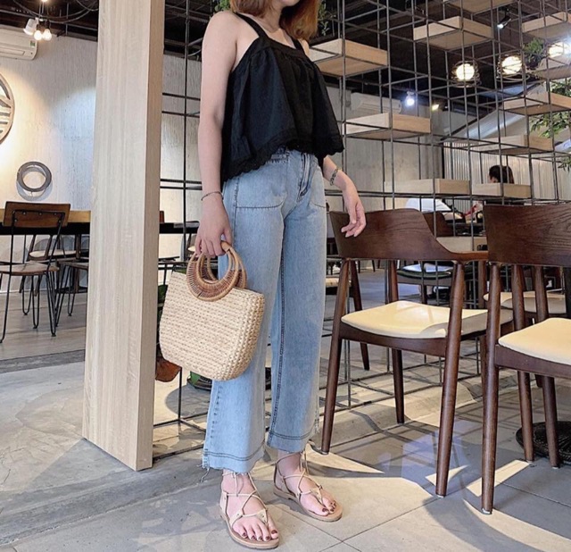 SANDALS HÈ GIÀY CỘT KẸP NGÓN - ROZEN - THENYSMILE