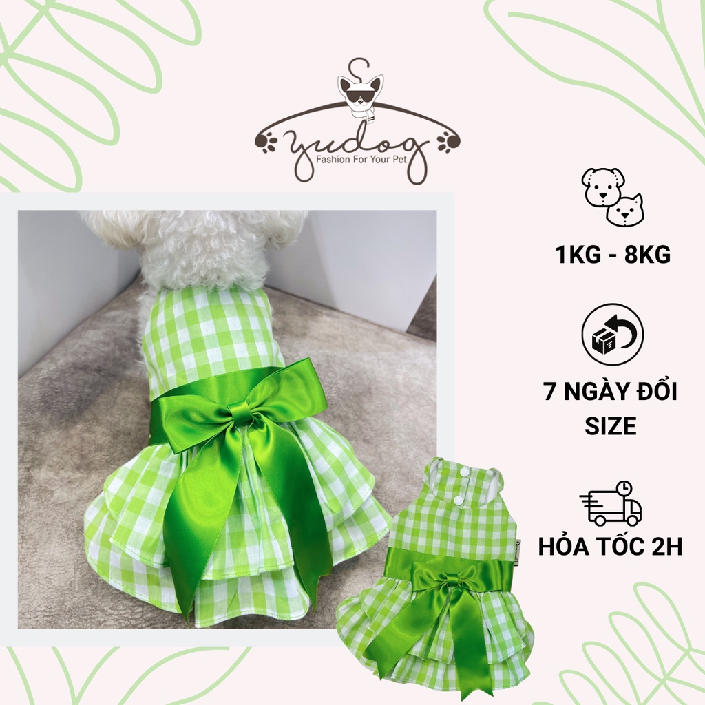 Đầm dành cho chó mèo - Váy mặc cho chó mèo thú cưng yudog