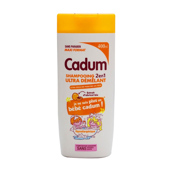 Dầu Gội BéBé Cadum 400ml Hương Mơ - Pháp