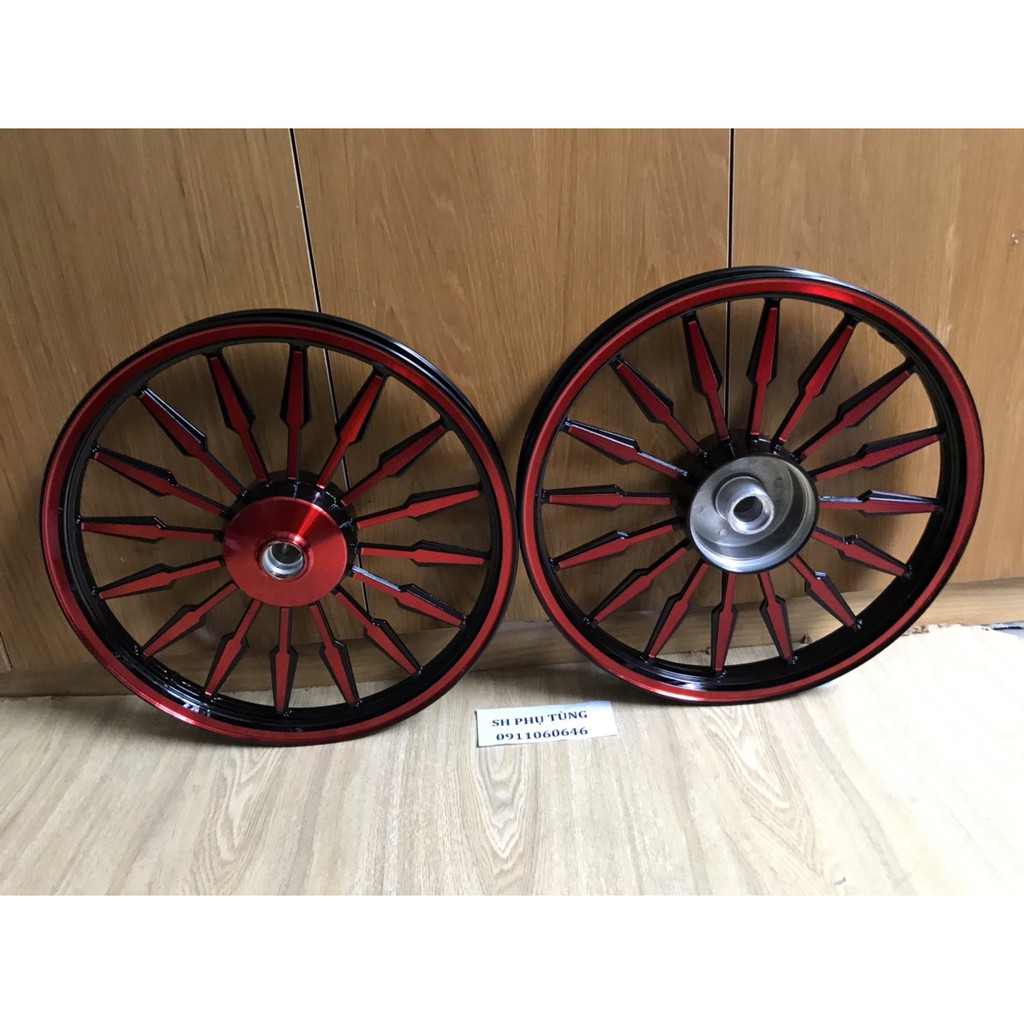 MÂM VÀNH ĐÚC 16 CÂY MŨI TÊN ĐÙM 110 RÁP LÊN ZIN CHO HONDA WAVE S RS RSX @ 110,DREAM 110,BLADE 110 KHÔNG CHẾ