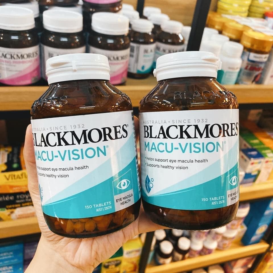 Viên uống bổ mắt tăng thị lực cho người trên 18 tuổi Blackmores Macu Vision, Úc