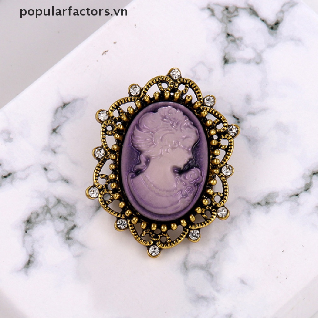 Ghim Cài Áo Hình Hoa Đính Ngọc Trai Nhân Tạo Phong Cách Retro