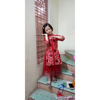 Áo dài cách tân bé gái, bé trai (đặt may)