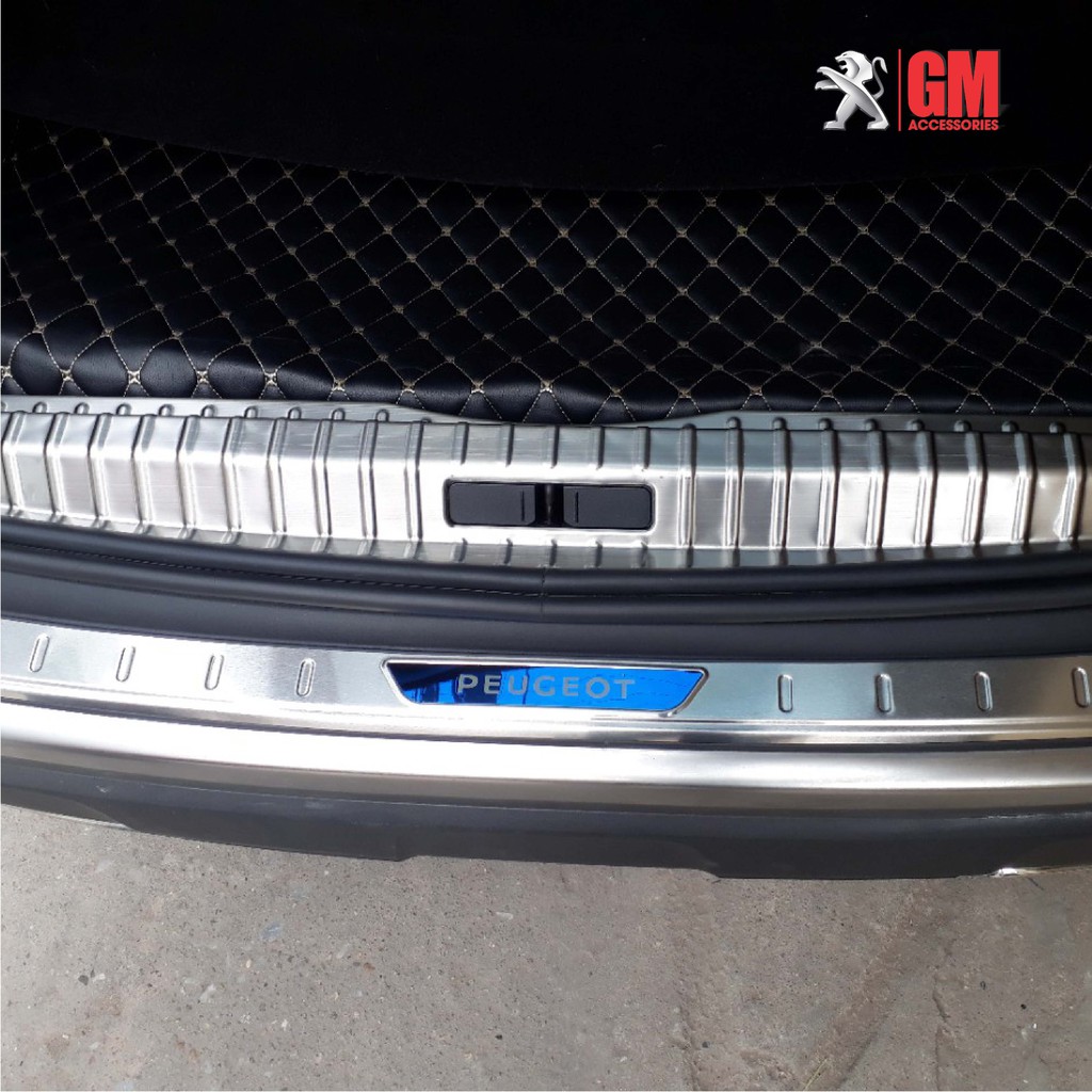 Nẹp chóng trầy cốp peugeot, ốp cốp trong ngoài Peugeot 3008, nẹp viền cốp Peugeot
