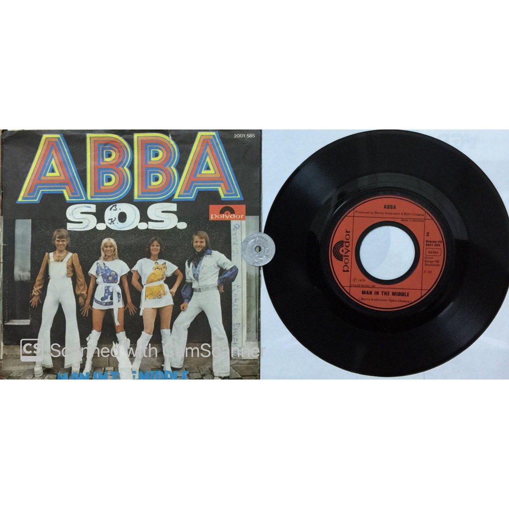stereomate - Single Vinyl - 7 inch 45RPM: ABBA - S.O.S / Man In The Middle