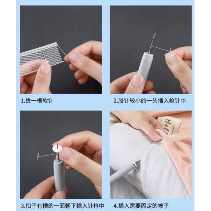 Ghim chăn bông, ga giường chống xê dịch, trơn trượt