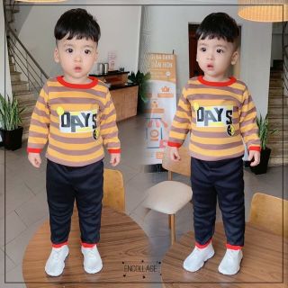 Bộ nỉ bông quảng châu cho bé 12 25kg