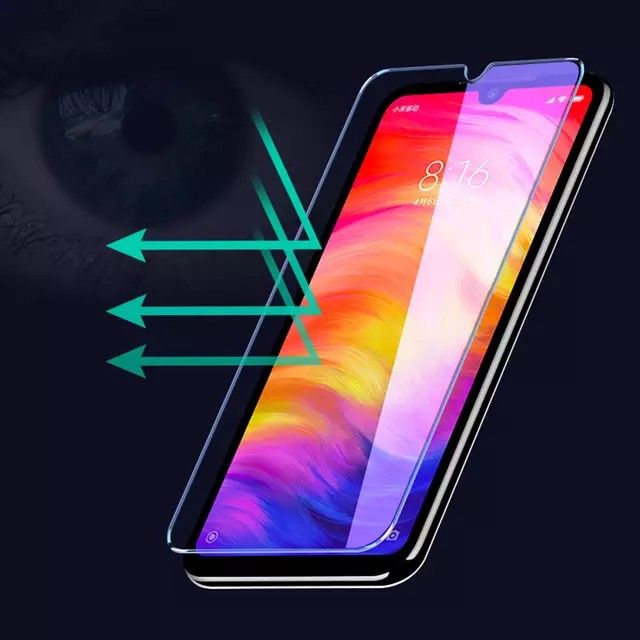Cường lực Redmi Note 8 / Note 8 Pro / Note 9s / Note 9 Pro / Redmi K40 / Poco X3 tím chống tia UV hại mắt