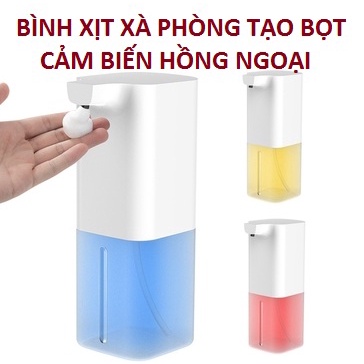 Bình xịt xà phòng rửa tay tạo bọt Cảm Biến Hồng Ngoại- dung tích 350ml