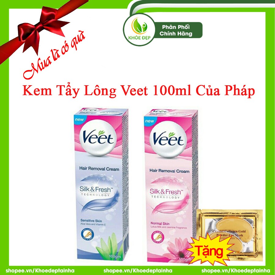 [ CHÍNH HÃNG ] Kem Tẩy Lông VEET 100ml Của Pháp