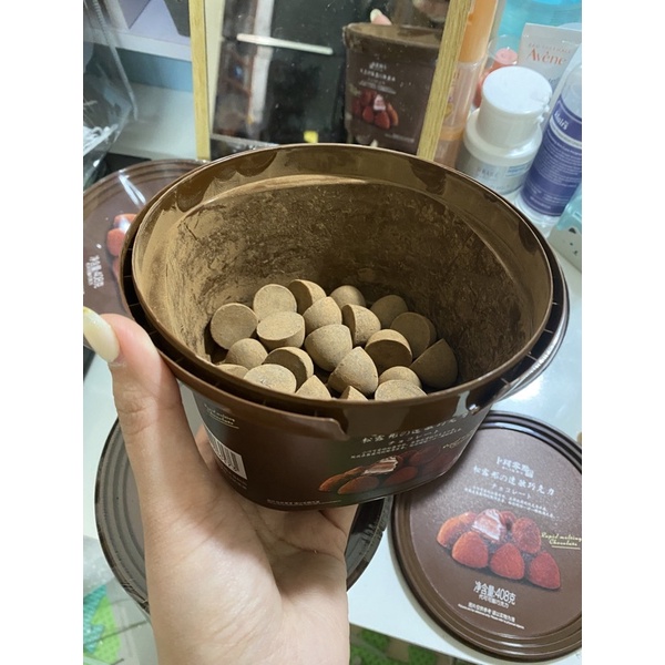 Socola Nama Truffles, Socola tươi tan chảy hương vị Nhật Bản hộp 408g Ảnh Thật Đồ Ăn Vặt Hà Nội