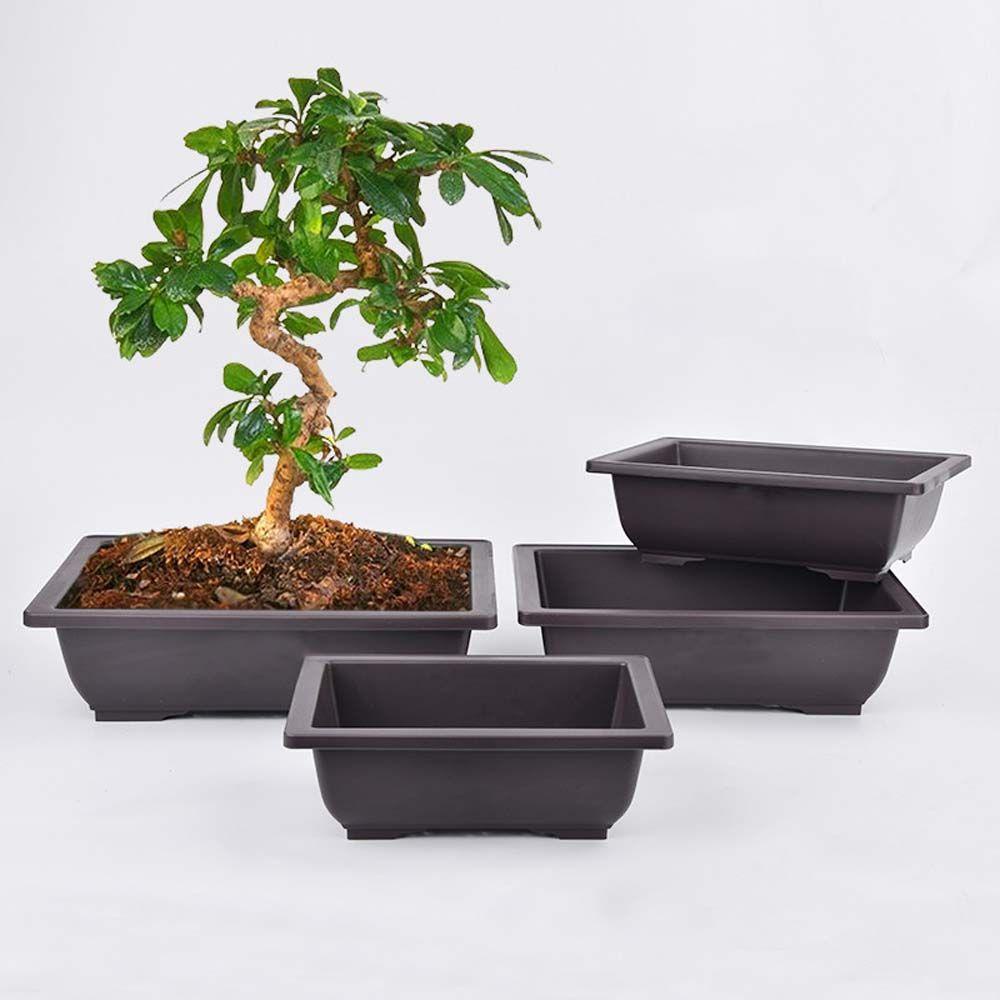 HARRIETT Chậu Nhựa Trồng Cây Cảnh Hình Vuông / Chữ Nhật