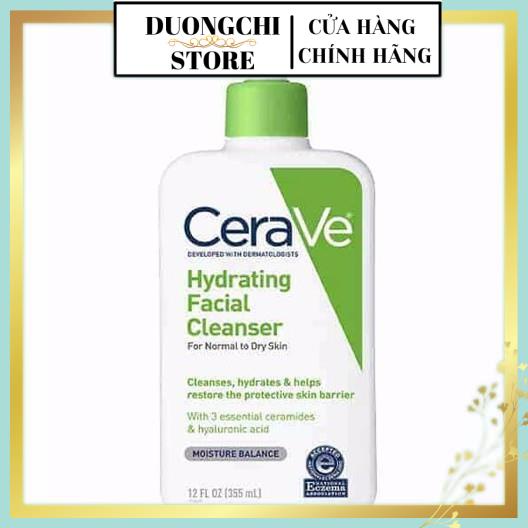 Sữa Rửa Mặt Cho Da Dầu và Da Khô CeraVe Foaming and Hydrating Facial Cleaner 355ml duongchi.store | BigBuy360 - bigbuy360.vn