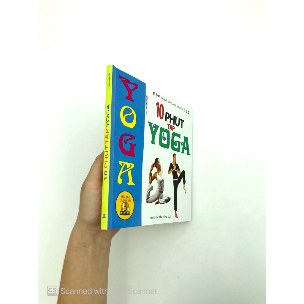 Sách - 10 Phút Tập Yoga (Kèm DVD)