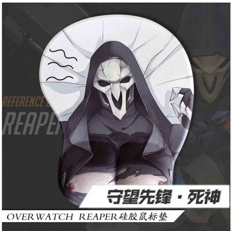 Miếng Lót Chuột Mềm Hình Overwatch 3d