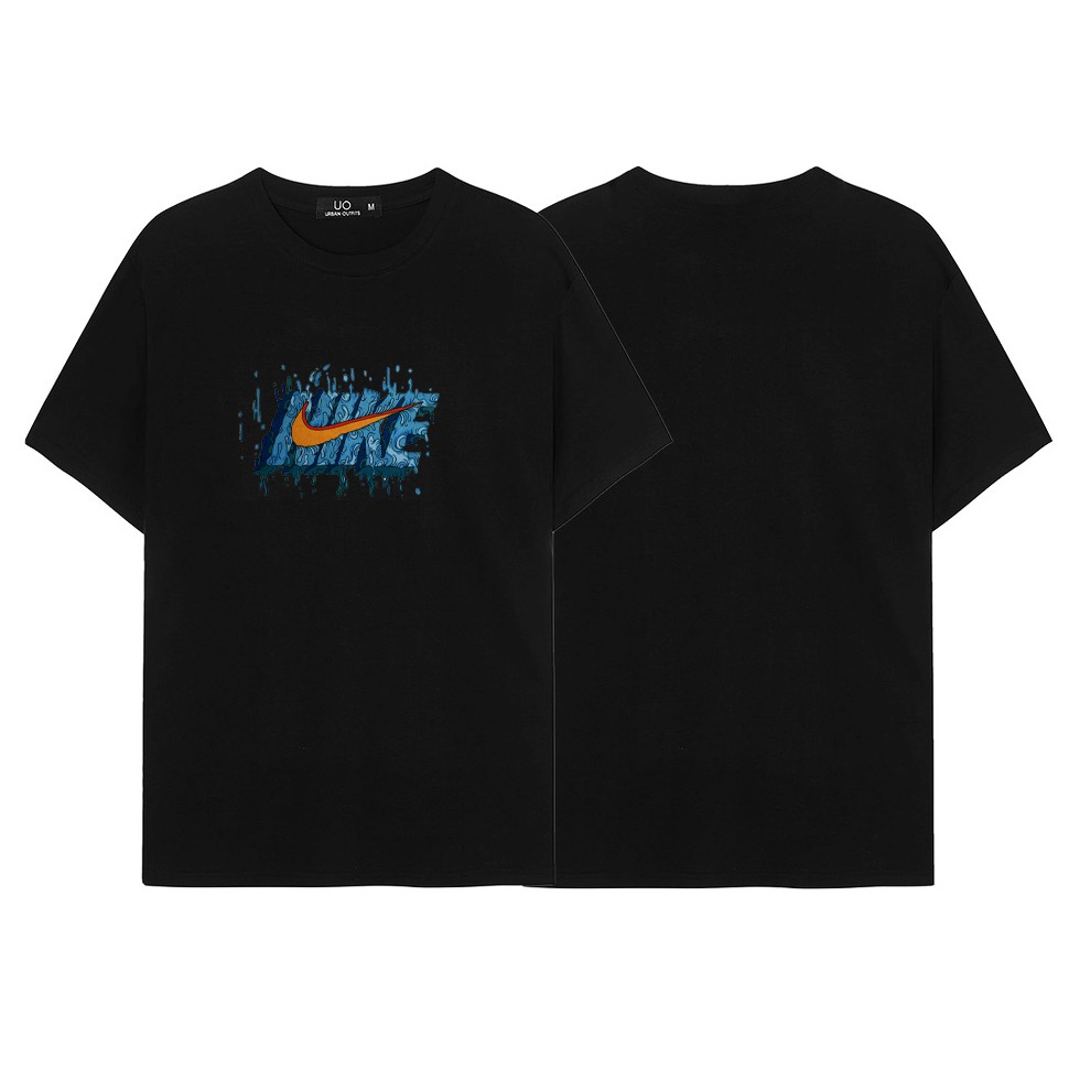 Áo phông tay lỡ Áo thun unisex nam nữ cotton tici N.I.KE, Áo thun unisex Basic nam nữ