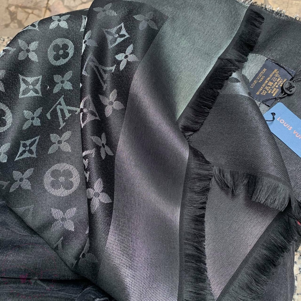 Khăn Choàng Đũi Lv Vuông 1.4m Mướt Mịn Và Sang Trọng Mẫu 5