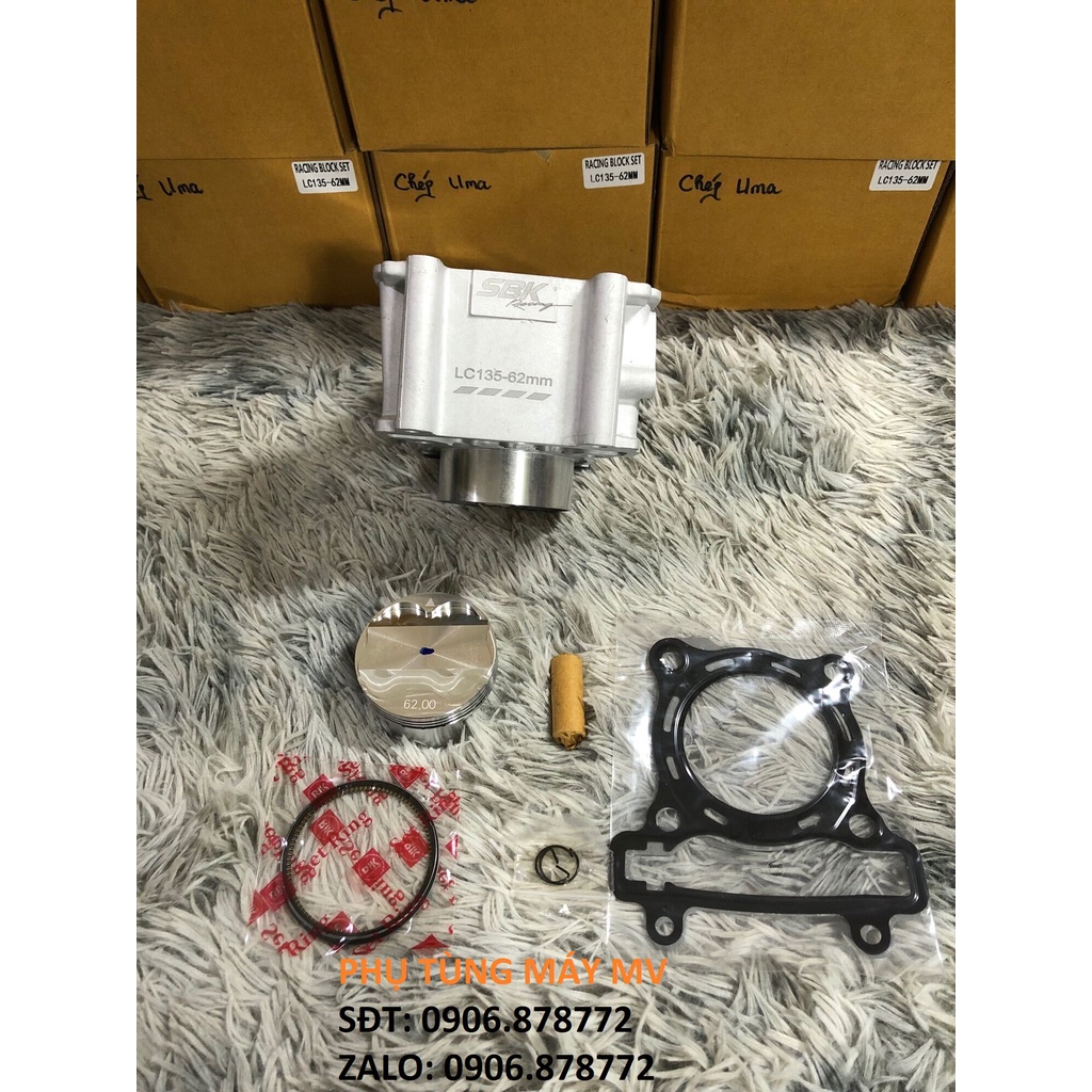 Lòng kiếng 62mm full bộ dành cho xe Ex135/150. Chép mẫu UMA. Yêu Thích ❤️❤️❤️