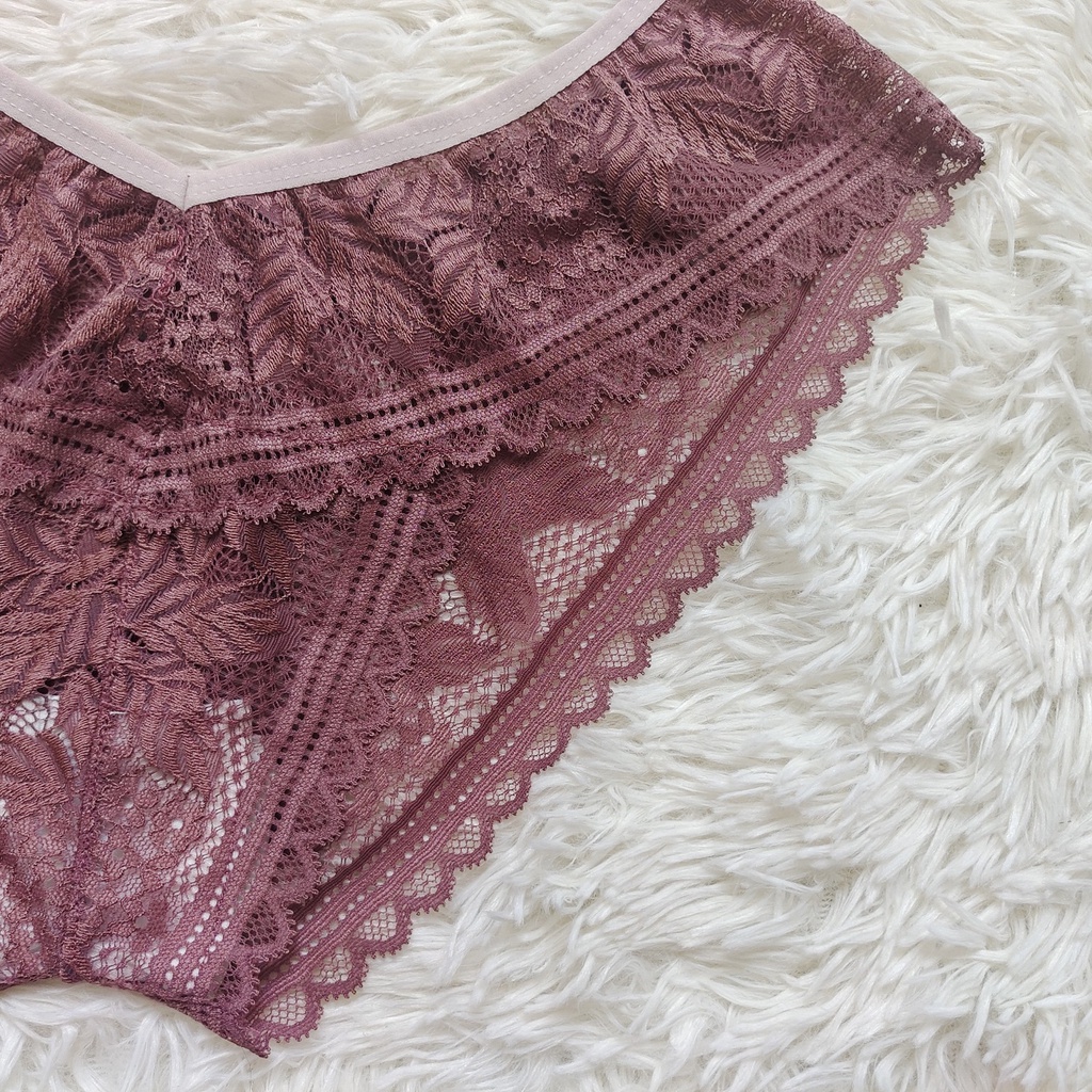 Set Bra - Bralette ren sexy không gọng, mút mỏng - Màu ruốc - NY37 | BigBuy360 - bigbuy360.vn