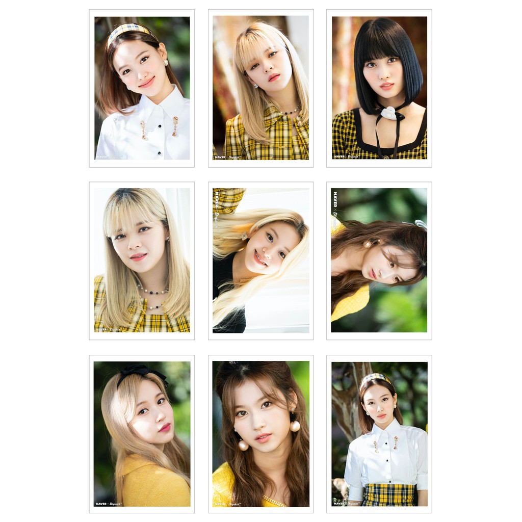 [Ép lụa] Lomo Card Ảnh TWICE -Eyes wide open by Naver x Dispatch 36 ảnh )
