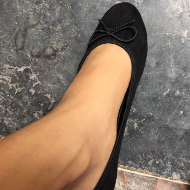 Giày bệt da lộn
