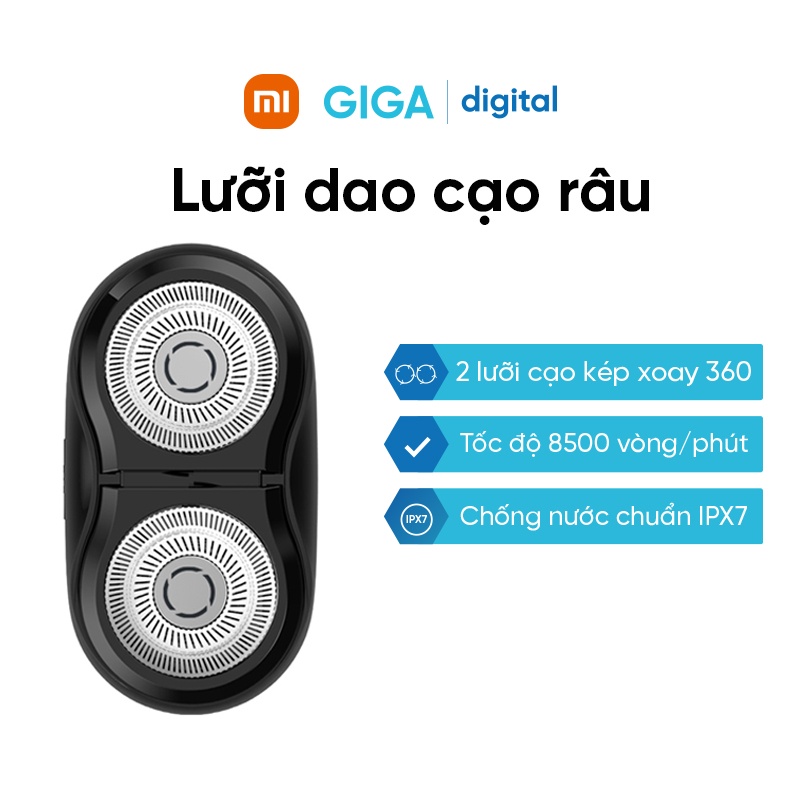 Lưỡi dao cạo râu 2 đầu thay thế cho cạo râu Xiaomi Mijia MSX201