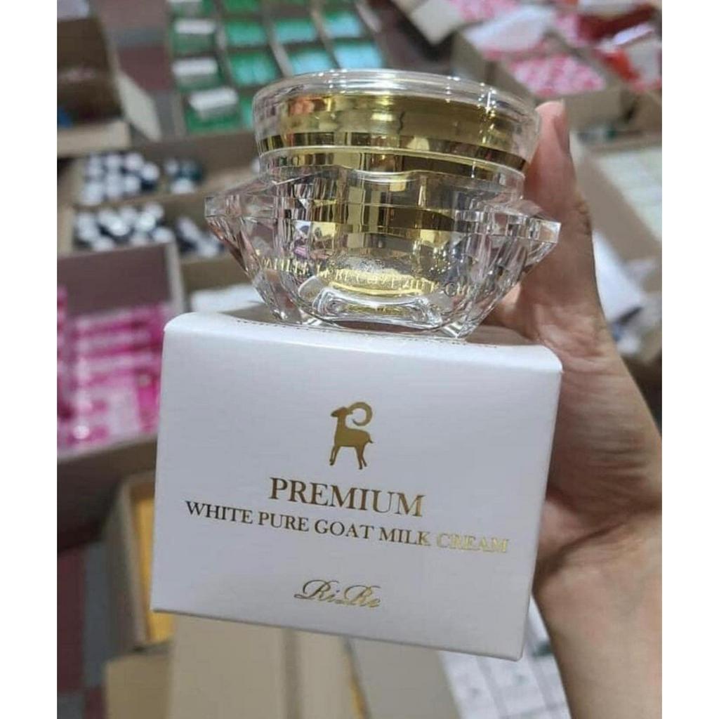 Kem dưỡng trắng da sữa dê Rire Premium White Pure Goat Milk Cream