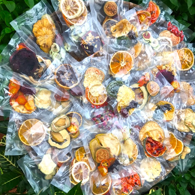 Set 30 gói detox trái cây VIP 7-9 vị / gói trà tặng 10 đường ăn kiêng Mỹ
