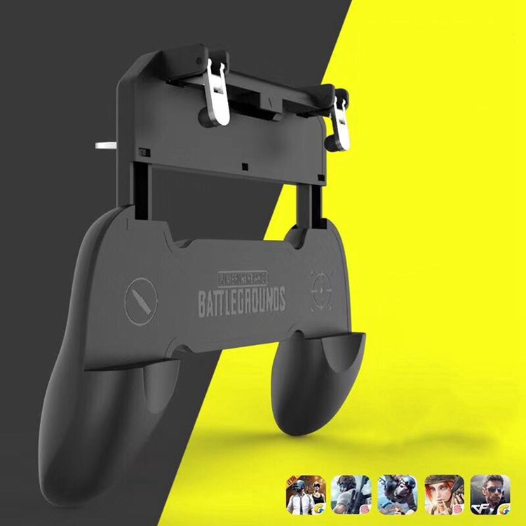 💥Bản Mới Nhất💥   Tay cầm game W10 Có Nút Bắn Cho Điện Thoại chơi Pubg, Ros, Free Fire Controller 💥 SIÊU HOT💥