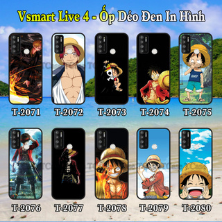 Ốp lưng Vsmart Live 4 dẻo đen in hình One Piece
