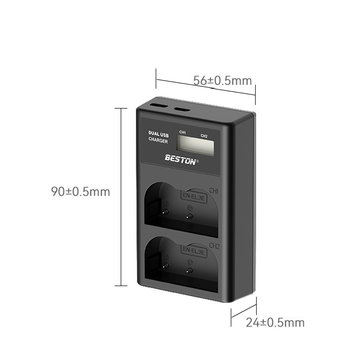 Bộ Pin NP-W126 1260mAh + Sạc Beston Dùng Cho Máy Ảnh Fujifilm X-T20 X-T10 X-T100 X100F X-H1 X-T3 X-T2 X-T1 X-A5 X-A3
