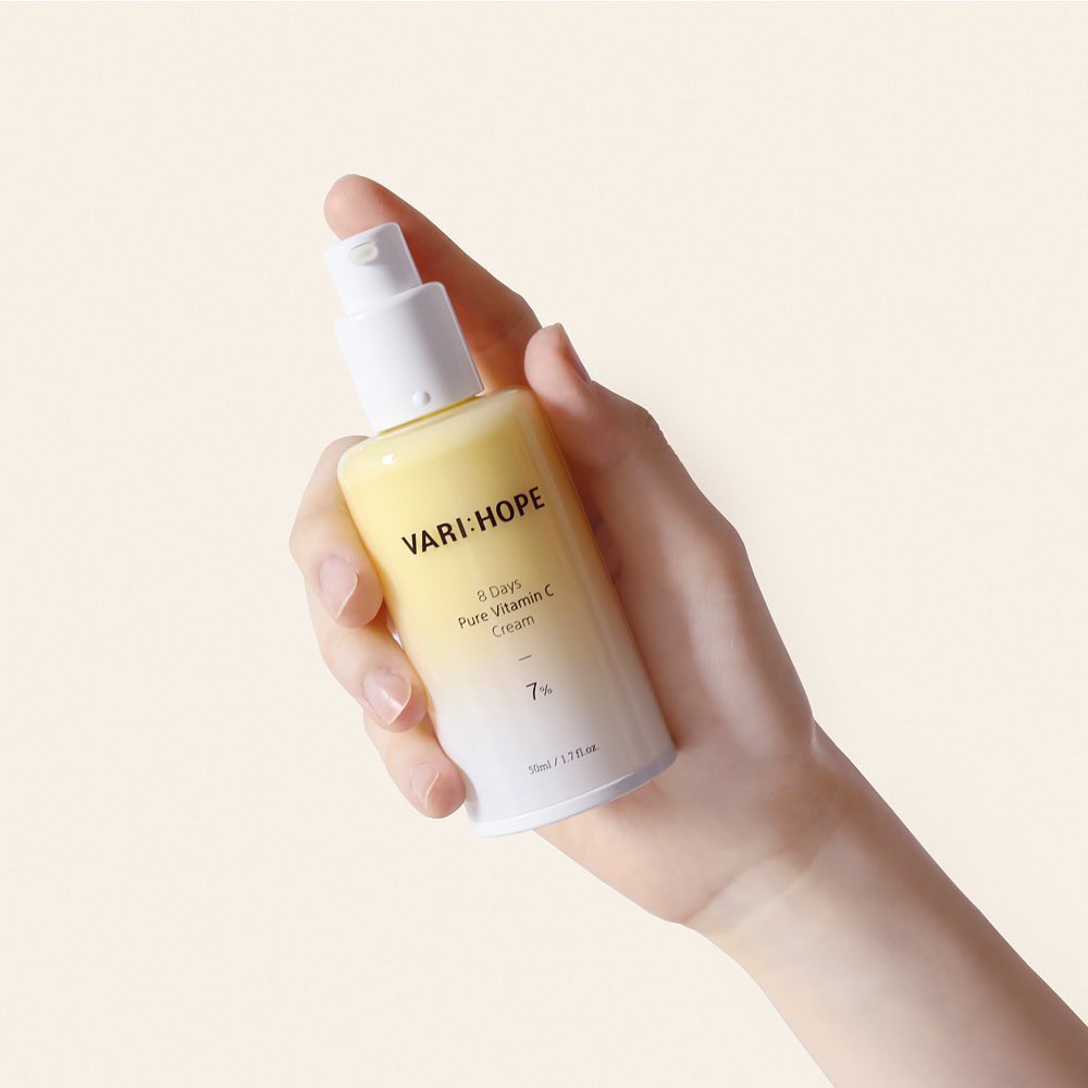 Kem dưỡng ẩm Varihope trắng da mờ thâm nám 8 ngày vitamin C cream 7% Hàn Quốc 50ml - Meow Beauty Shop by Trinh Meow | BigBuy360 - bigbuy360.vn