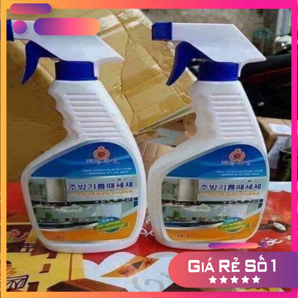 Chai Xịt Bếp Đa Năng Hàn Quốc Clean Guard 500ml Tẩy Sạch Ố Bẩn, Dầu Mỡ Bám Trên Tường, Sàn Nhà, Bếp Ga, Dụng Cụ Nhà Bếp