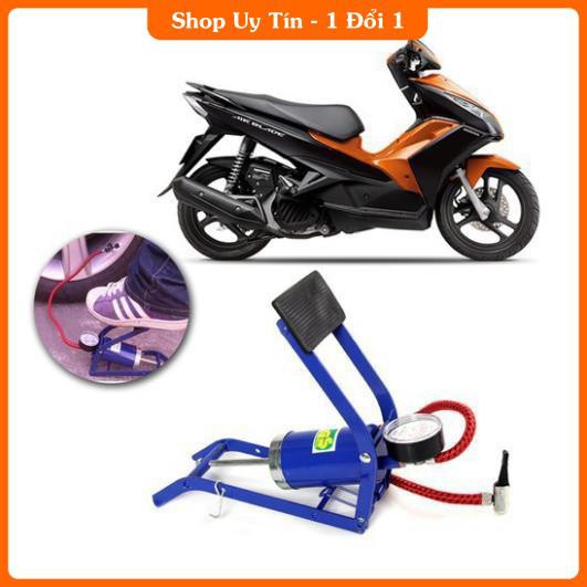 Bơm Xe Đạp, Xe Máy, Ô Tô, Bơm Phao, Bóng... Bằng Chân Mini Tiện Dụng