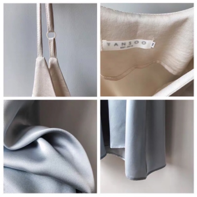 Đầm hai dây lụa [ QUẢNG CHÂU LOẠI I ] siêu đẹp siêu mát siêu cưng