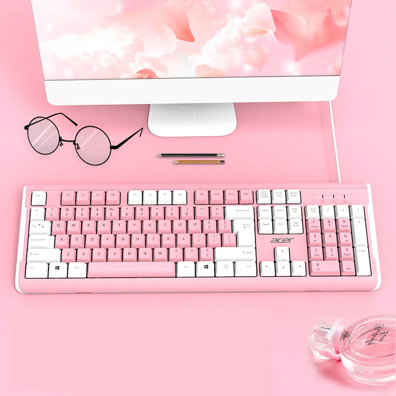Bàn phím chơi game Acer có dây cổng cắm USB dành cho văn phòng/ trong nhà