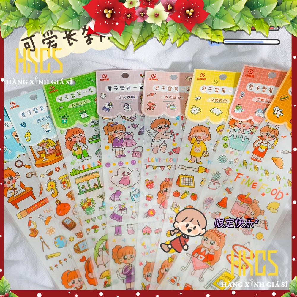 Hình dán sticker dễ thương 35*6 cm