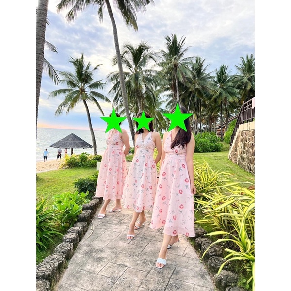 Váy lép mira thanh lý hàng Like new màu ngà sz M