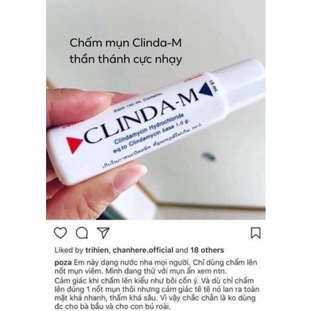 Serum chấm mụn Clinda M 15ml