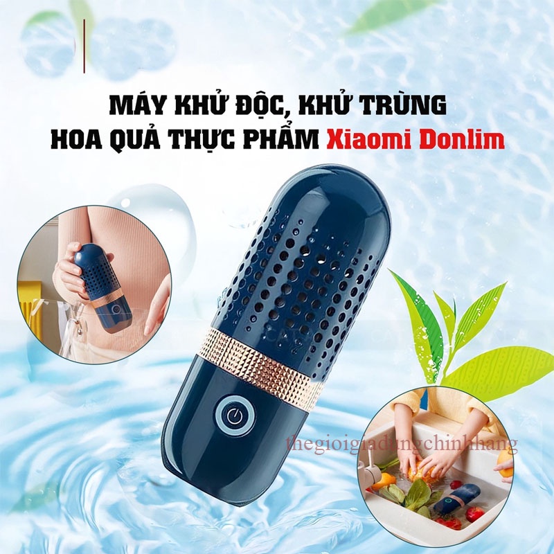 Máy rửa rau quả Donlim, máy khử trùng, tiệt trùng thực phẩm tự động bằng công nghệ điện phân nước