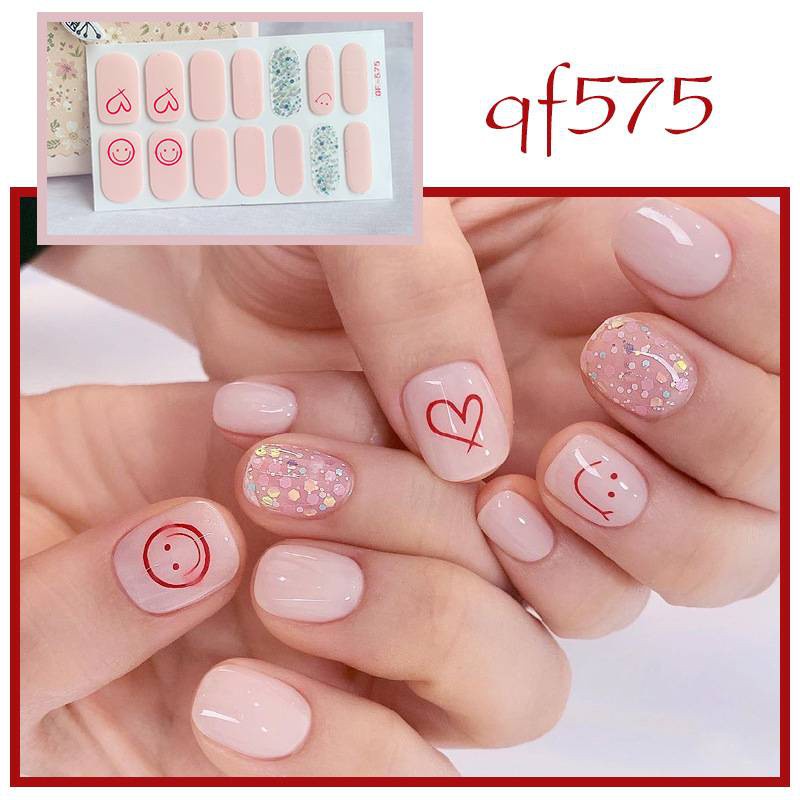 [Hàng mới về] Miếng Dán Trang Trí Móng Họa Tiết Hoạt Hình 3d Chống Thấm Nước