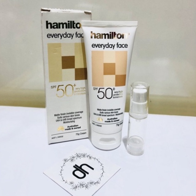 Kem chống nắng Hamilton hàng nội địa Úc 75ml