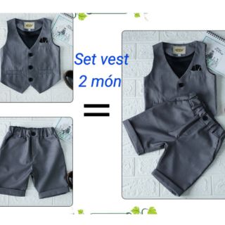 Bộ vest hè bé trai