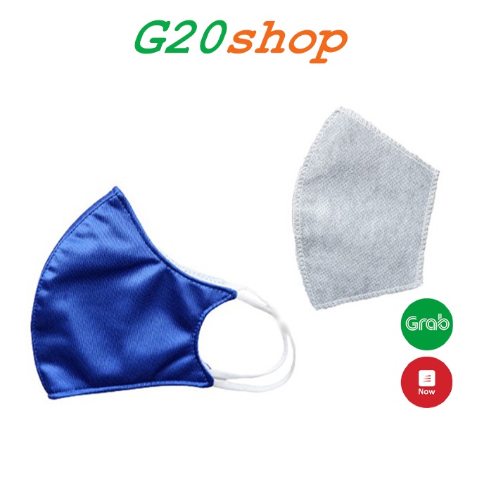 Khẩu trang có lớp than hoạt tính SHOPTIDO MASK VC-65 4 lớp thân thiện môi trường tái sử dụng