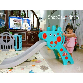 (Nowship) Cầu trượt có bóng rổ 1m4