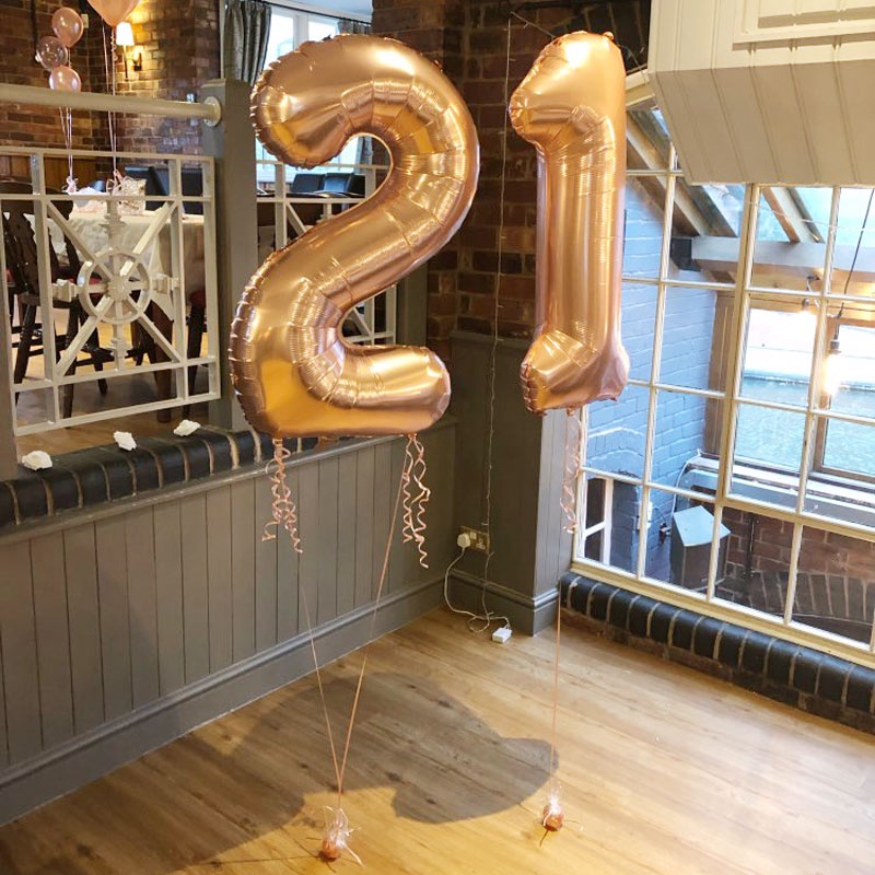 Bong Bóng Hình Số 1 Đến 9 32 Inch Trang Trí Tiệc Sinh Nhật Cho Bé