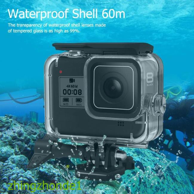 Vỏ Chống Nước 60m Cho Camera Hành Trình Gopro Hero 8