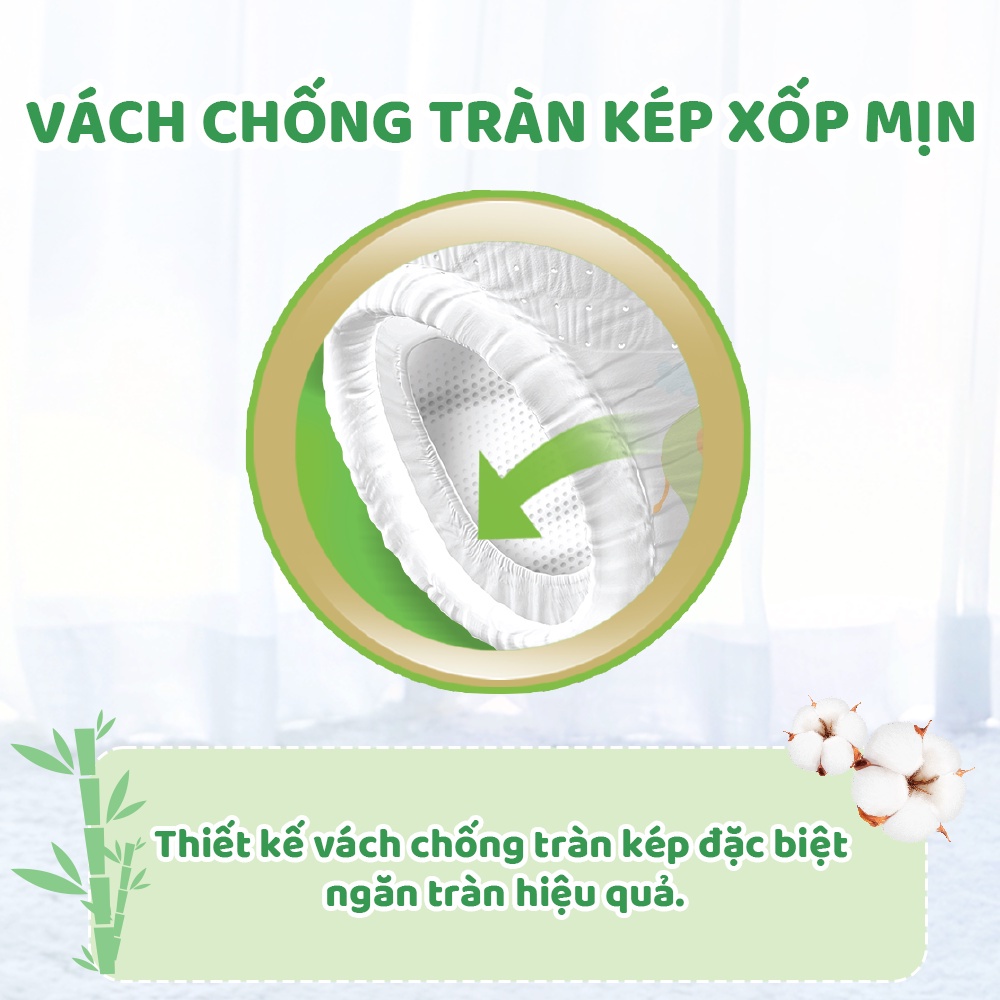 Miếng lót Molfix sơ sinh cho bé (có thể dùng thay băng vệ sinh cho mẹ) Newborn1/2 - Gói 74 miếng/100 miếng/66 miếng